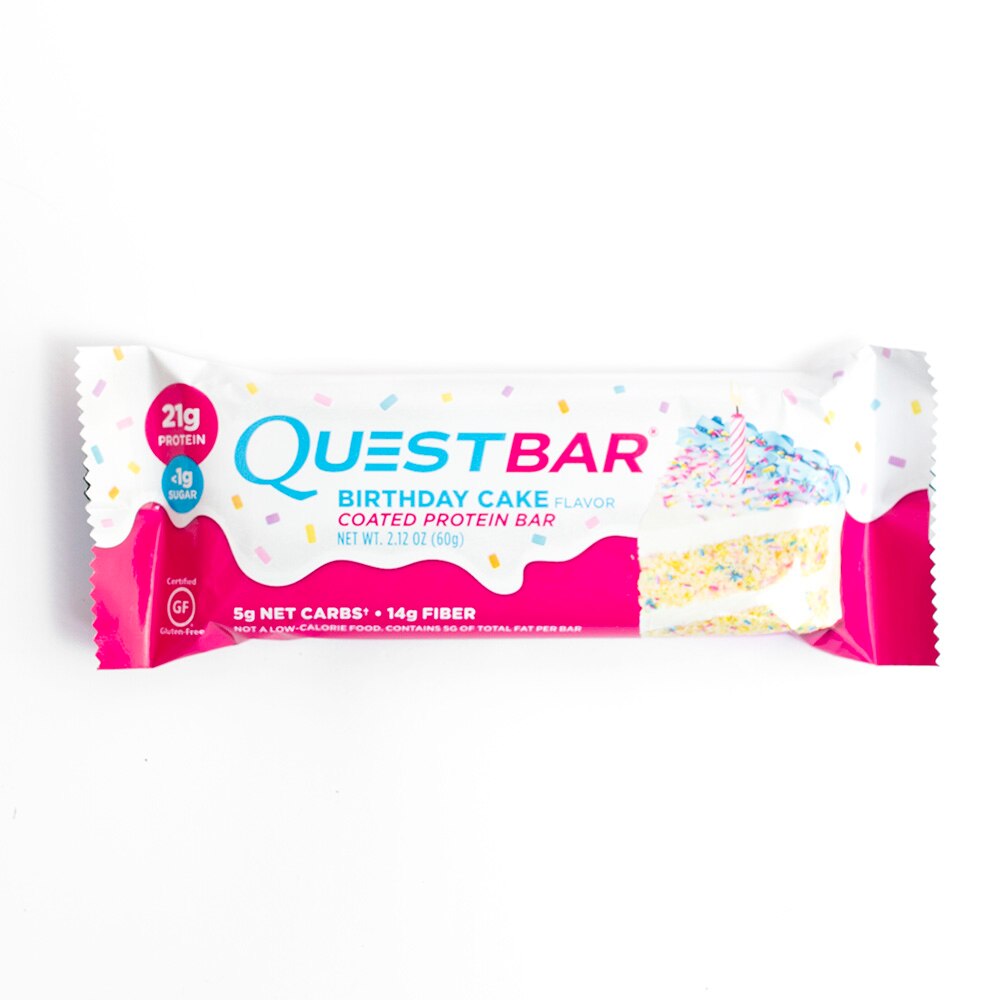 Protein, Food & Beverage, Quest, Bar, 2.12 ounce, 109525, Birthday Cake